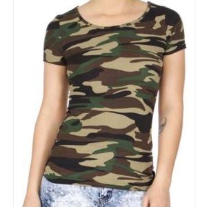Medium Camouflage Stretch Short Sleeve T-Shirt